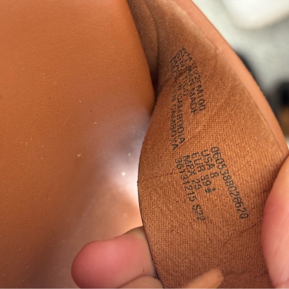 Time and Tru Women's Cognac Double-Buckle Slide Sandals - Picture 9 of 9